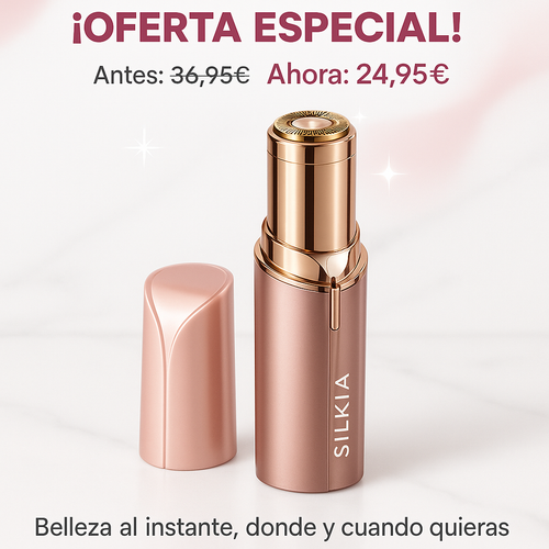 DEPILADORA FACIAL CON LUZ SILKIA