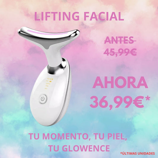 Masajeador facial efecto lifting- Glowence